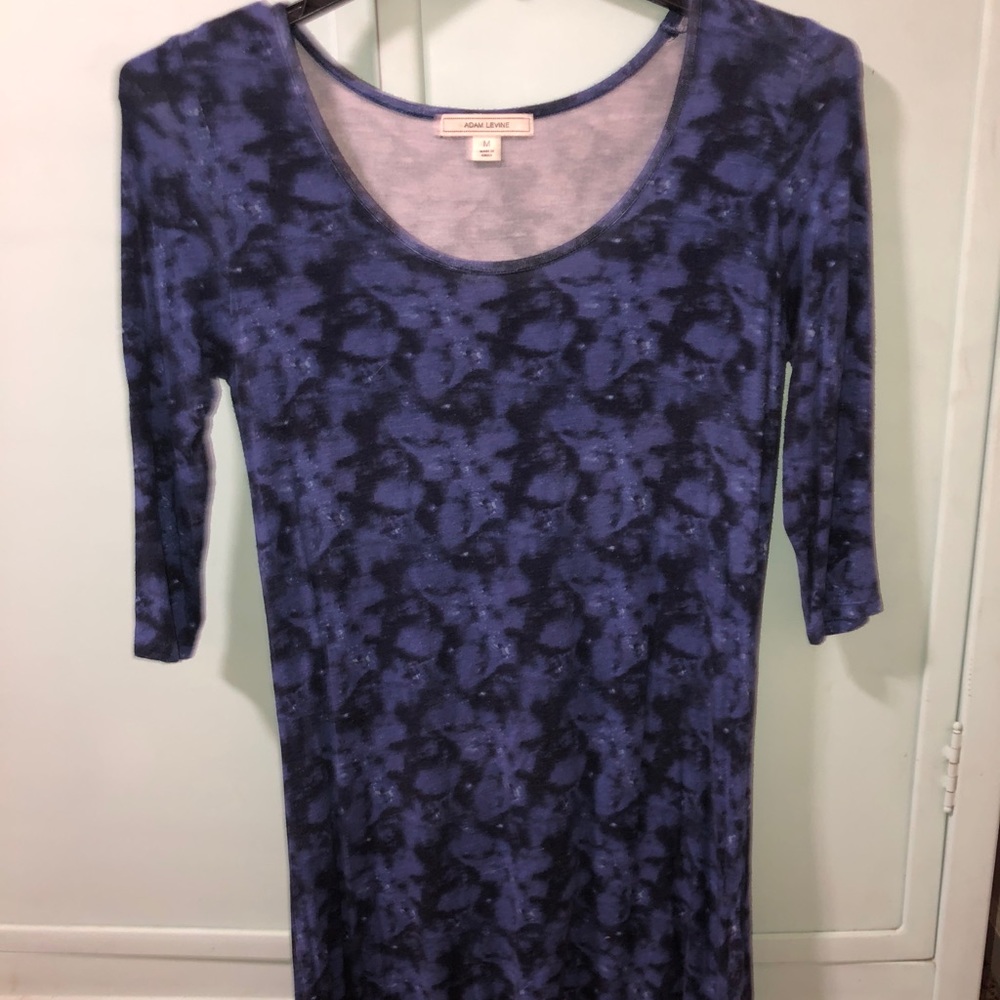 Blue stretchy dress